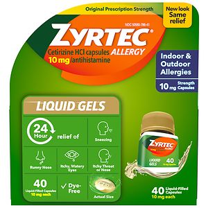 Zyrtec Liquid Gels