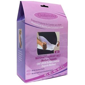 Gabrialla Maternity Medium Support Belt, Large, White