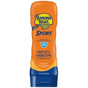 Banana Boat Sport Performance Broad Spectrum Sunscreen Lotion, SPF 30
