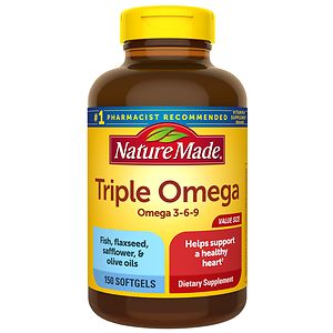 Nature Made Triple Omega Liquid Softgels Dietary Supplement image