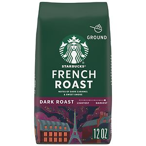  Starbucks Coffee French Dark Roast Ground Coffee 