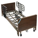 Drive Medical Ultra Light Full-Electric Low Bed and Half Length Side Rails