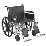 Sentra EC Heavy Duty Wheelchair with Front Rigging 24