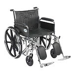 Sentra EC Heavy Duty Wheelchair with Front Rigging 22