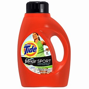 Tide Liquid Detergent plus Febreze Freshness, 30 Loads, Active Fresh Scent