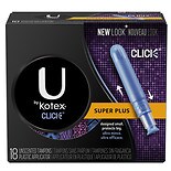 Click Unscented Tampons Super Plus, 18 ea wag-Click Unscented Tampons Super Plus, 18 ea