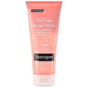 Neutrogena Oil-Free Acne Wash Foaming Scrub, Pink Grapefruit