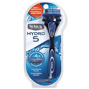 Schick Hydro 5 Blade Razor + 2 Cartridges