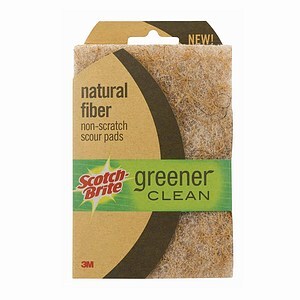 Scotch-Brite Greener Clean Natural Fiber Scour Pad