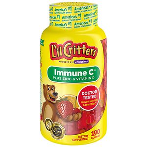 L'il Critters Immune C Plus Zinc and Echinacea, Gummy Bears