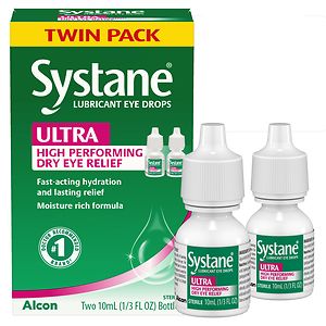 Systane Ultra High Performance Lubricant Eye Drops, Twin Pack