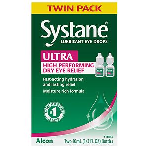 Systane Ultra High Performance Lubricant Eye Drops, Twin Pack