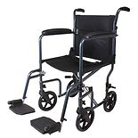 Transport Chair with Swing Away Leg Rests wag-Transport Chair with Swing Away Leg Rests