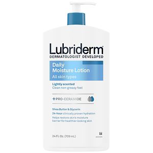 Lubriderm Daily Moisture Moisturizing Lotion for Normal to Dry Skin