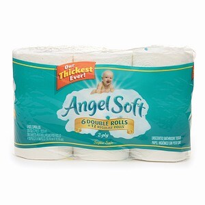 Angel Soft Bath Tissue, Double Roll, Unscented