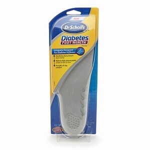 Dr. Scholl's Diabetes Foot Health Insoles, Women's Sizes 6-10