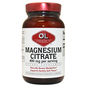 Olympian Labs Magnesium Citrate, Veggie Caps