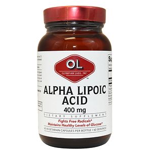 Olympian Labs Alpha Lipoic Acid, Naturopathic 400mg