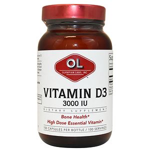 Olympian Labs Vitamin D3 3000 IU 
