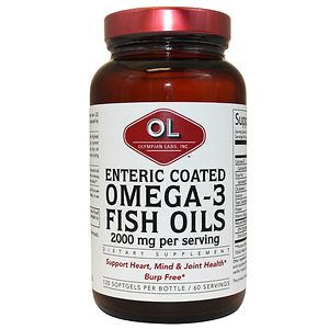 Olympian Labs Enteric Coated Omega-3 Fish Oils