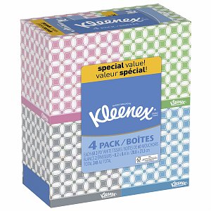 Kleenex Facial Tissue, 4 boxes