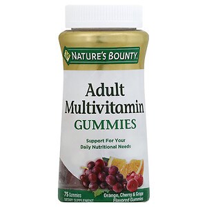 Nature's Bounty Your Life Multi Adult Gummies Multivitamin, Orange, Cherry & Grape