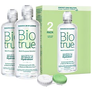Bausch & Lomb Biotrue Multipurpose Solution for Soft Contact Lenses, 2 Pack