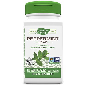 Nature's Way Peppermint Leaves 400mg, Capsules image