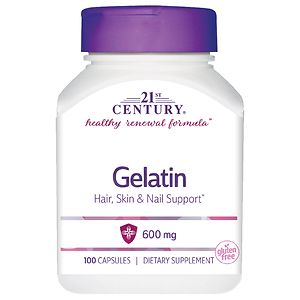  21st Century Gelatin 600mg, Beauty Capsules 