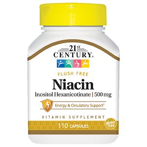 21st Century Flush Free Niacin 500mg image