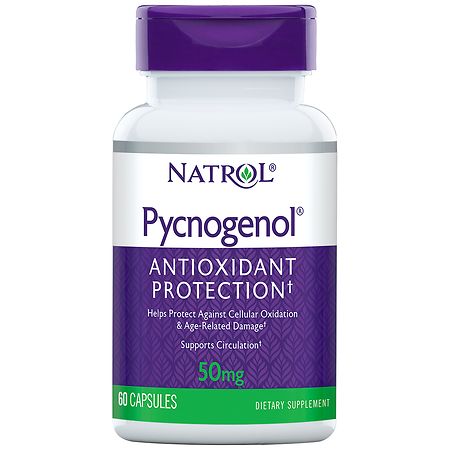 Natrol Pycnogenol 50 mg Dietary Supplement Capsules