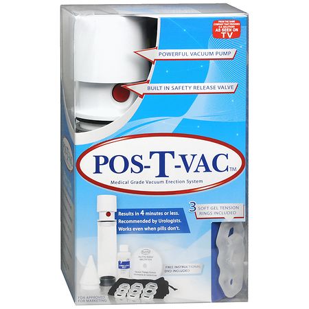 Pos-T-Vac Vacuum Therapy Erectile Erection System, Medical Grade