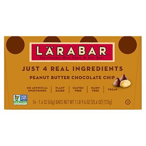  Larabar Fruit and Nut Food Bar Peanut Butter Chocolate Chip 