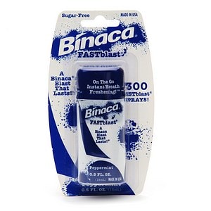 Binaca FASTblast 300 Breath Spray, Peppermint