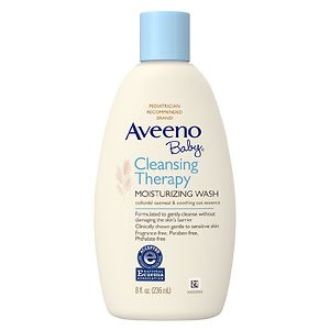 Aveeno Baby Cleansing Therapy Moisturizing Wash, Fragrance Free