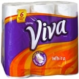 Viva Paper Towels, Regular Roll White
