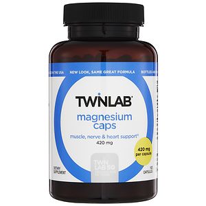 Twinlab Magnesium 400 mg Dietary Supplement Capsules image