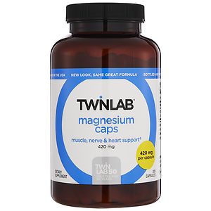 Twinlab Magnesium Caps, 400mg