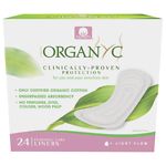 ORGANYC Organic Cotton Panty Liners, Light Flow, Light Flow Folded