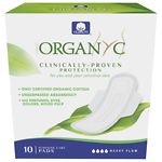 ORGANYC Organic Cotton Pads, Folded, Heavy Flow Night