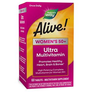 Nature's Way Alive! Once Daily Women's 50+ Ultra Potency Multivitamin