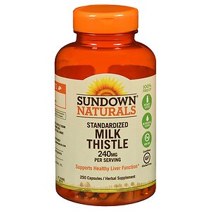  Sundown Naturals Milk Thistle Xtra, 240mg, Capsules 