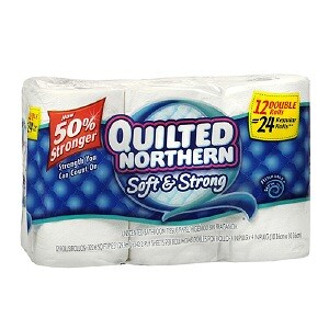 Quilted Northern Bath Tissue, Soft & Strong, Double Roll, Unscented