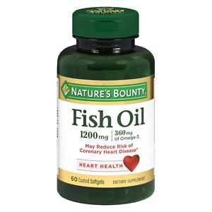 Nature's Bounty Odorless Fish Oil, 1200mg, Softgels