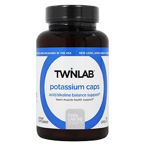Twinlab Potassium Caps Dietary Supplement Capsules image