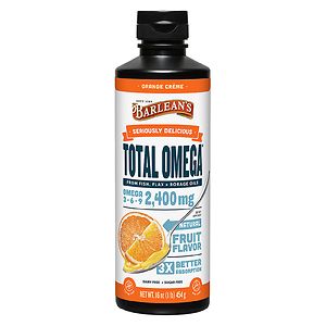 Barlean's Organic Oils Total Omega 3-6-9 Swirl, Orange Cream
