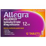 Allegra 12 Hour Allergy, Tablets
