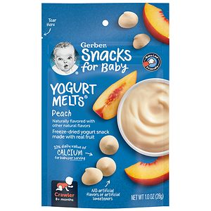 Gerber Graduates Yogurt Melts, Peach