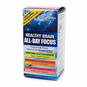 Applied Nutrition Healthy Brain All-Day Focus, Tablets