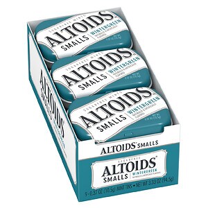 Altoids Smalls Curiously Strong Mints (9 Tins), Wintergreen